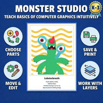 Build-a-Monster Digital Art Studio cover