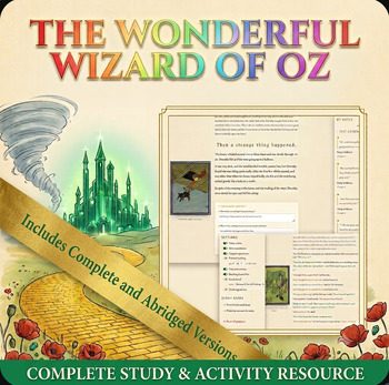 Wonderful Wizard of Oz Digital Novel Study cover